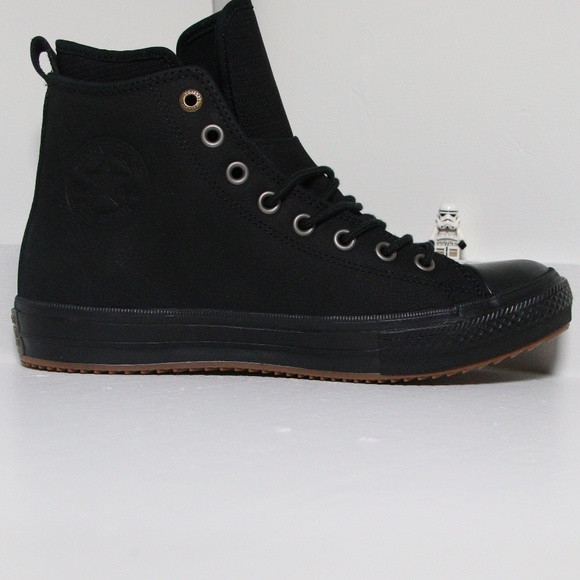 Converse Black Men's Rain & Snow Boots - Picture 1 of 8